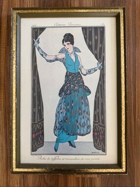 Vintage Costumes Parisiens Wall Art
